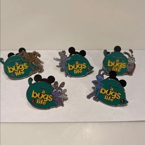 Disney pin set bugs life